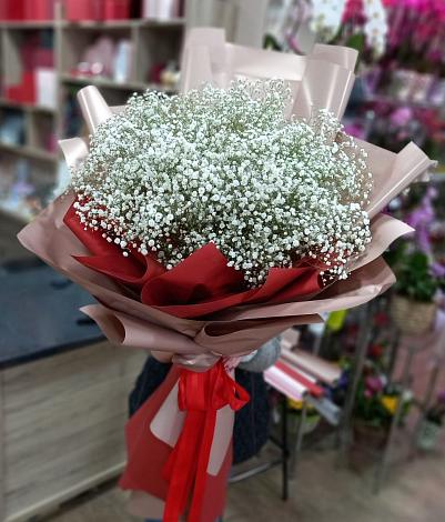 Букет цветов из: Гипсофила в Хотынец