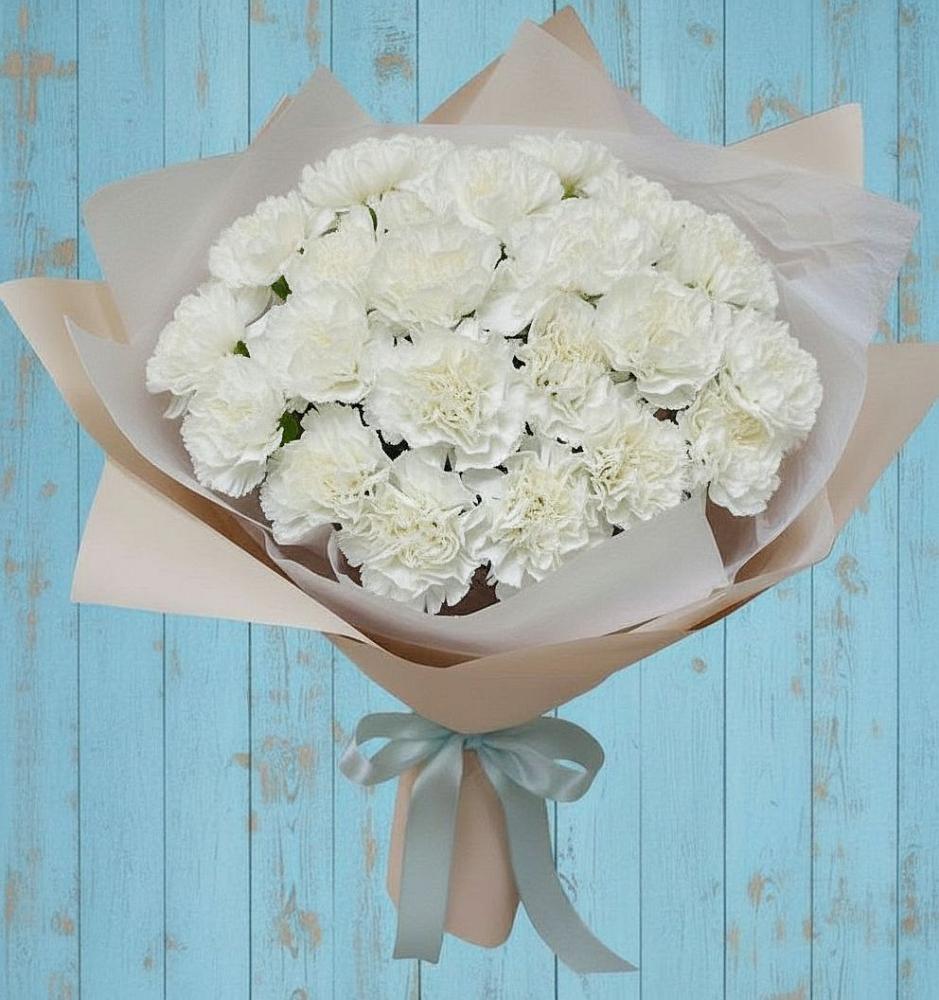 Букет цветов из: Гвоздики в Хотынец