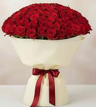 Букет 101 Красная роза Милано в Хотынец