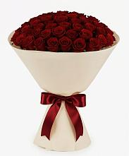 Букет 101 Бордовая роза Блэк Бакарра в Хотынец