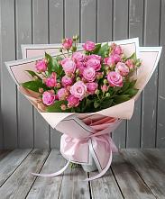 Букет Розовый кустик в Хотынец
