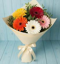 Букет цветов из:  Герберы в Хотынец