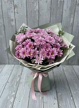 Букет цветов из:  Хризантемы #REPLACE_PRED# Хотынец