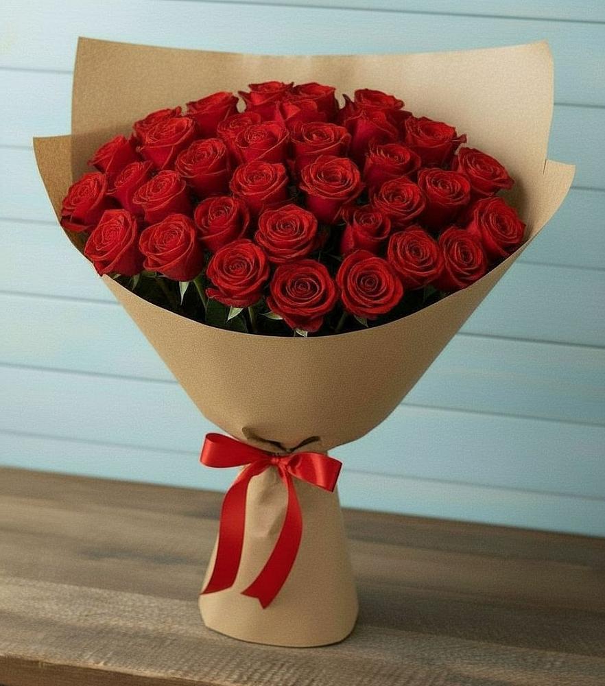 Букет Красные розы Милано в Хотынец