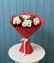 Букет цветов из:  Хризантемы #REPLACE_PRED# Хотынец