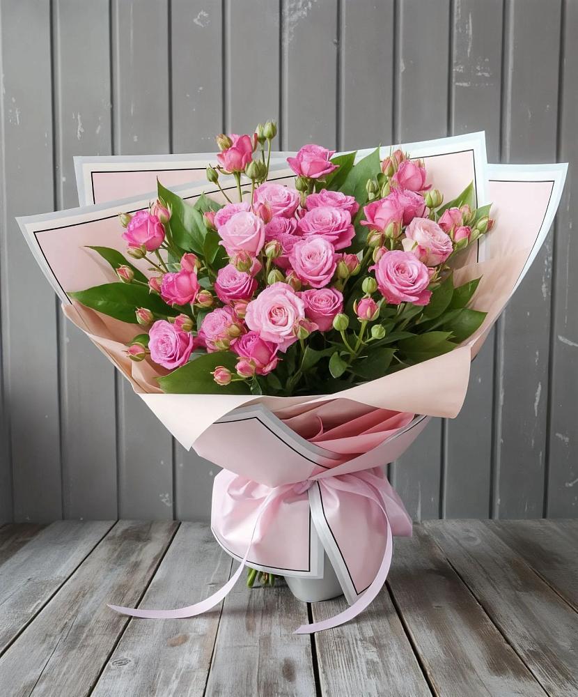 Букет Розовый кустик в Хотынец