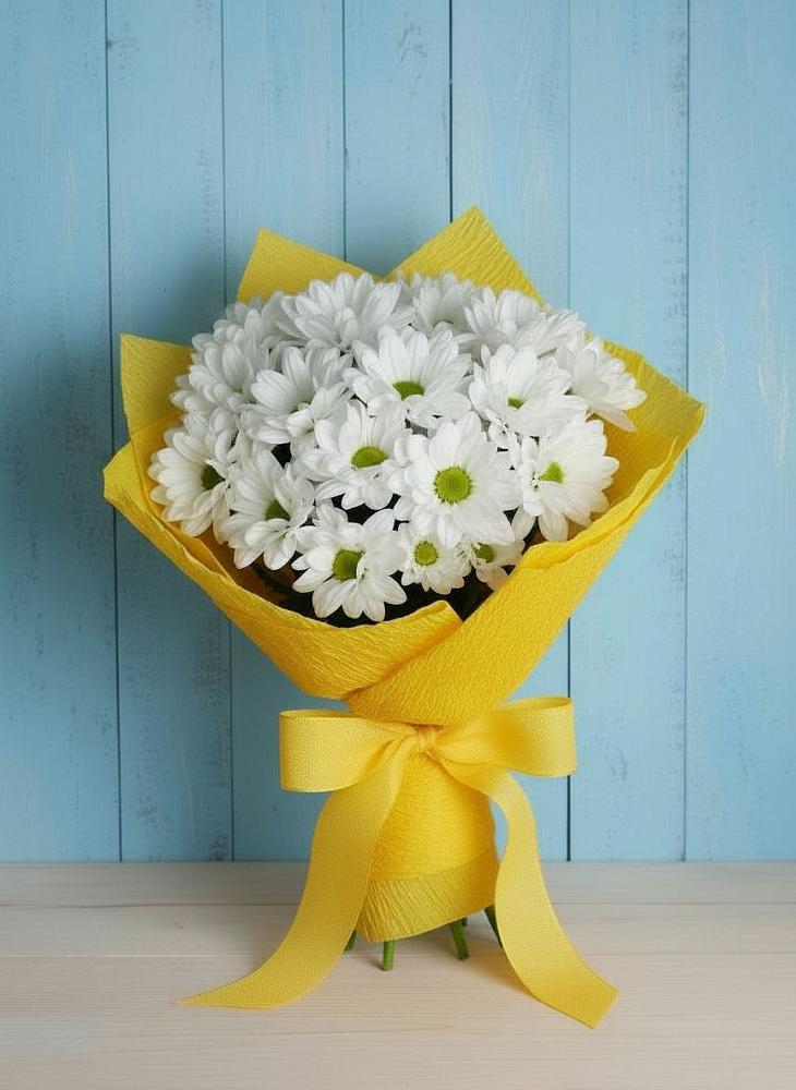 Букет цветов из: Хризантемы в Хотынец