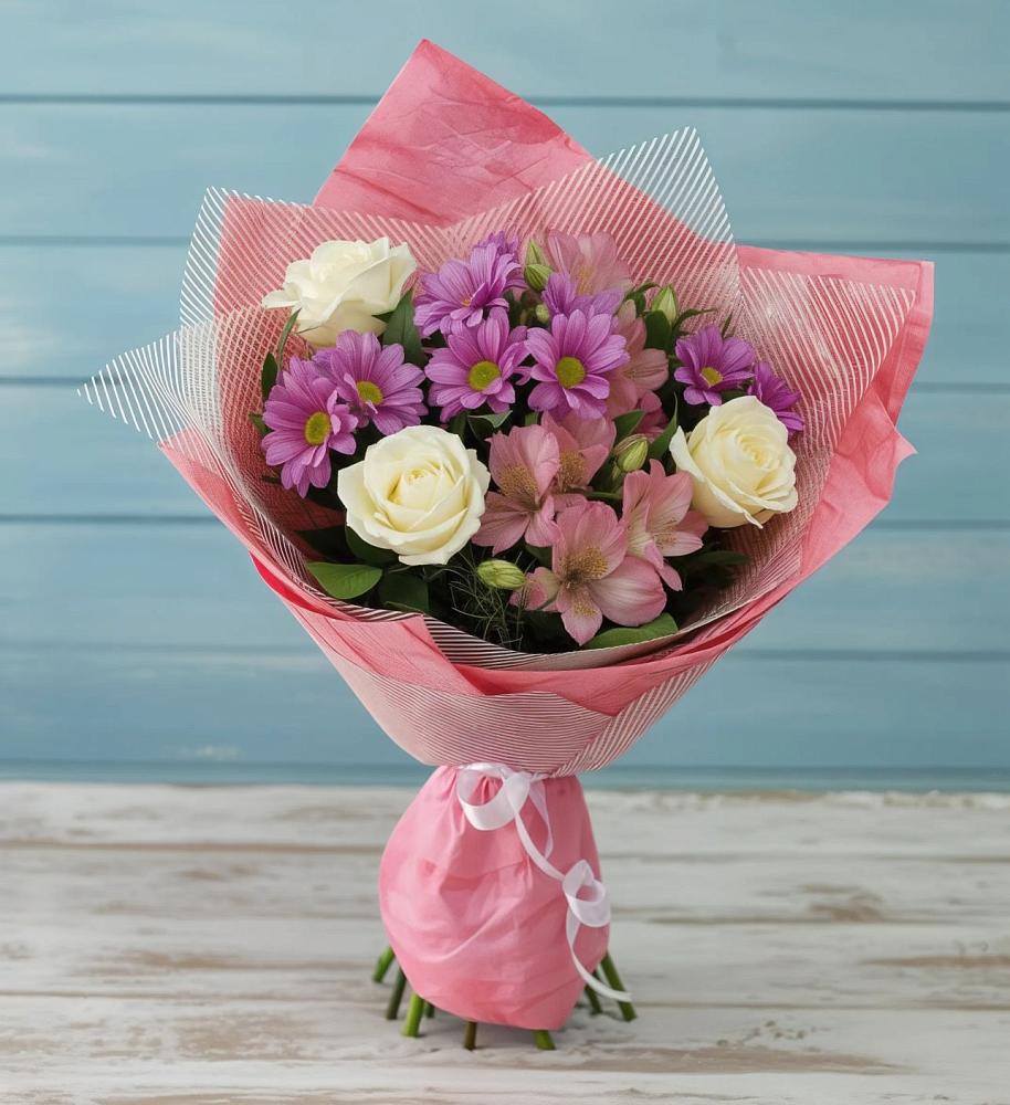 Букет цветов из: Герберы в Хотынец