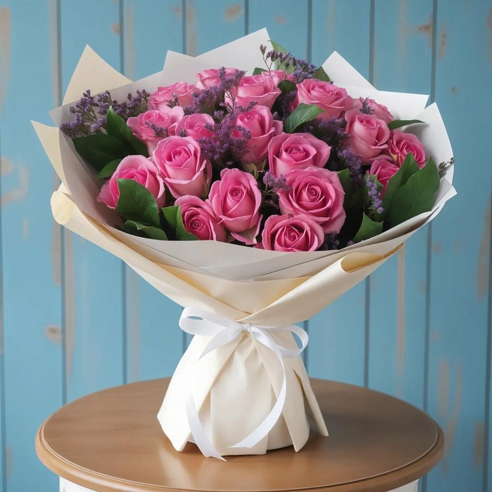 Букет цветов из: Розы в Хотынец