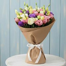 Букет цветов из:  Лизиантусы в Хотынец