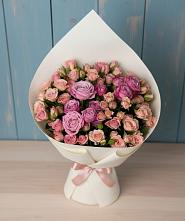 Букет цветов из:  Розы #REPLACE_PRED# Хотынец
