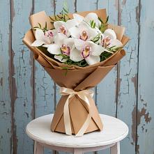 Букет цветов из:  Орхидеи и Розы в Хотынец